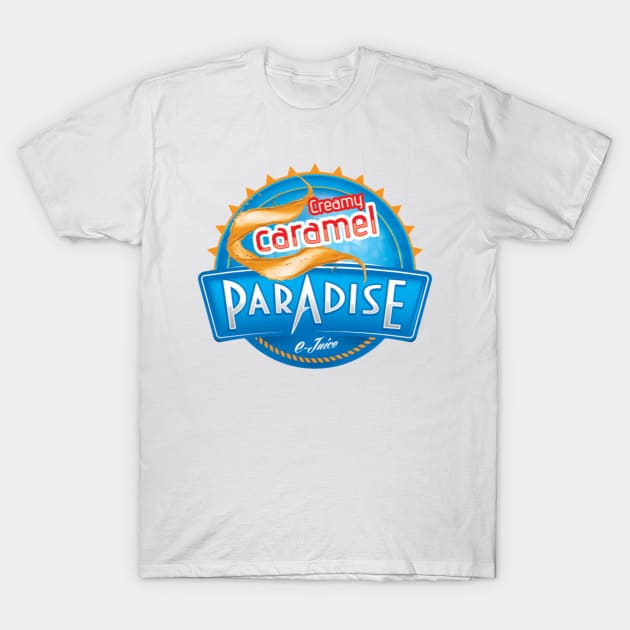 Creamy Caramel Ejuice T-Shirt by PARADISEVAPE